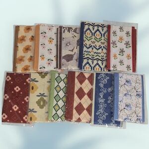 11 Purse Scarves Bundle - Bag Scarf Set - Faux Twilly - 11 Patterns NEW